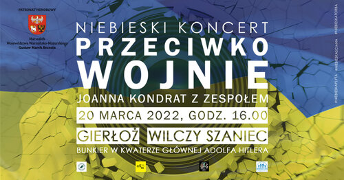 "Niebieski Koncert Przeciwko Wojnie" Joanny Kondrat z Zespołem.