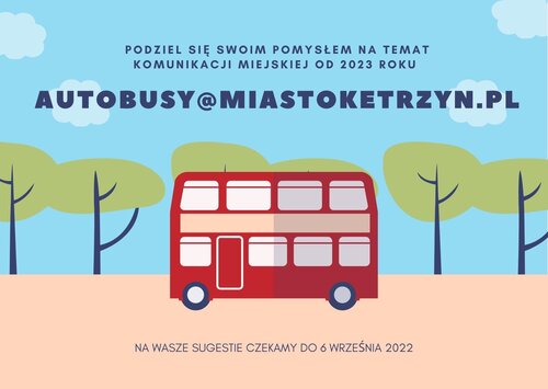 Zgłoś pomysły dotyczące komunikacji miejskiej w Kętrzynie!